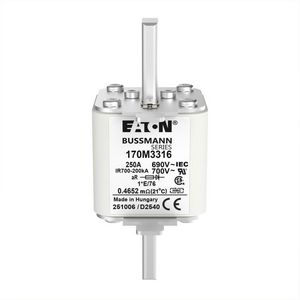 Zekering h. snelheid 250A AC 690V 200kA compact 1 45x VVE=6