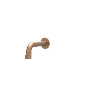Fonteinkraan TRIBE wandkraan sprong 125mm rvs geborsteld mat koper