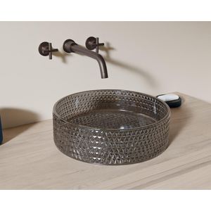 Glamour Waskom 35,5x11 smoke glas