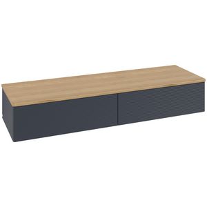 Sideboard Antao 1600x268x500mm Mid.Blue Matt Lacquer L42101HG
