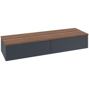 Sideboard Antao 1600x268x500mm Mid.Blue Matt Lacquer L42102HG