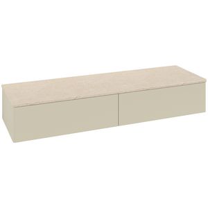 Sideboard Antao 1600x268x500mm S.Grey Matt Lacquer K42003HJ