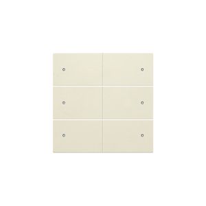 Afwerkingsset 6-voudige pot.vrij knop 24V Led cream