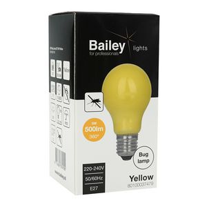 LED-lamp Bug lamp E27 5W 500lm geel