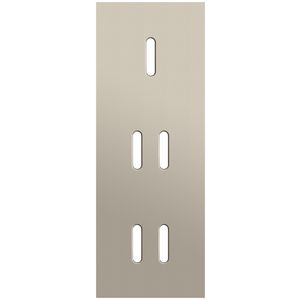 Afdekplaat 3-voud vertic. 71mm centerafst 166-56953