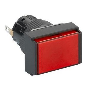 Signaallamp Rechthoekig 16mm IP65 LED 24V conn. Roo VVE=5
