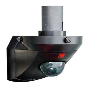 Wandverlichting 350gr. Muurmontage of mon. zwart IP44 10m