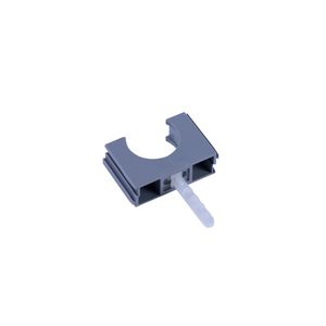 Klemblok PVC Polfix+ met plug 19mm grijs