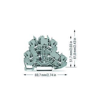 Moduleklem 2etage 2 dioden 1N4007 2002-2214/1000-492 VVE=50