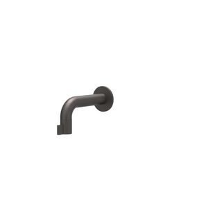 Fonteinkraan TRIBE wandkraan sprong 125mm rvs geborsteld carbon black