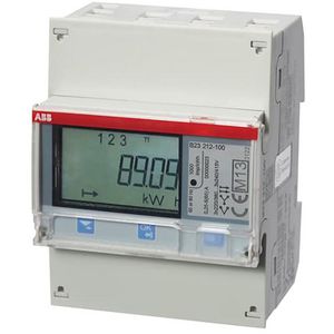 Elektriciteitsmeter 3 fase direct 65A 230/400V AC klasse B