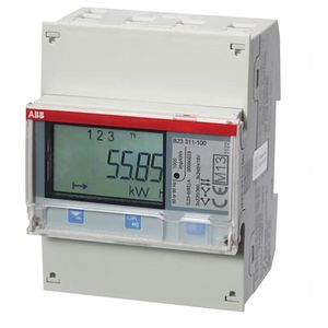 Elektriciteitsmeter 3 fase direct 65A 230/400V AC klasse B