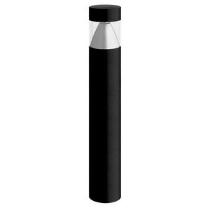 LED-Bollard 3000K 19W stat. cirkelvorm. extra versp. Optiek