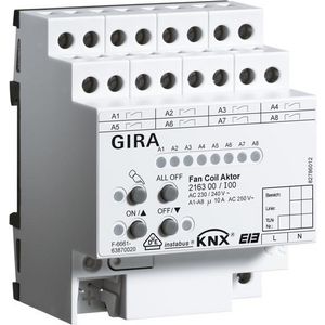 Fan coil actor KNX DIN-rail