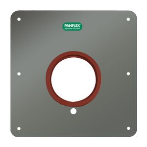 Muurplaat RVS RGA 80mm