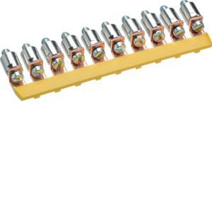 Doorverbindingsbrug geisoleerd 6mm² 10-voudig schroef