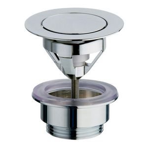 Wastafelafvoerplug Push Open chroom UD225 1.1/4" univ. ø63mm / 20-60mm