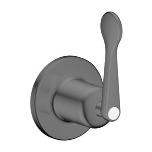 AXOR Archivio afbouwdeel inbouwstopkraan met rechte greep Brushed Black Chrome