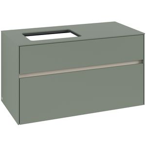 Wastafelonderkast Collaro 1000x548x500mm Soft Green C11000AF