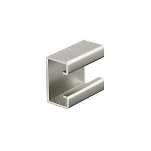 Afstandsstuk gebruik US 3-profiel 46x40x22,5 rvs VVE=10