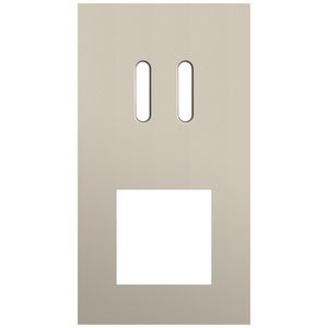 Afdekplaat 2-voud vertic. 71mm centerafst 166-56856