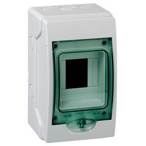 Mini verdeler DINrail componenten 1x4 modulen,aarde en n