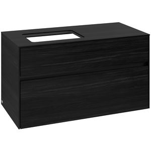 Wastafelonderkast Collaro 1000x548x500mm Black Oak C11000AB