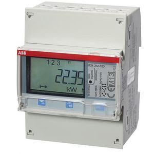 Elektriciteitsmeter 3 fase indirect 6A 230/400V AC klasse B