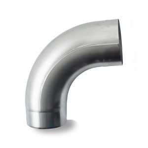 Zink walsblank bocht 100mm 85gr./verjongd spie-eind