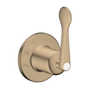 AXOR Archivio afbouwdeel inbouwstopkraan met rechte greep Brushed Bronze