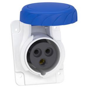 Inbouwcontactdoos Gehoekt 2P+A 16A 200-250V AC 6h PratiKa