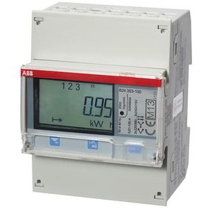 Elektriciteitsmeter 3 fase indirect 6A 230/400V AC klasse C