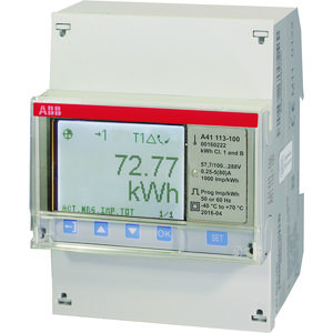 Elektriciteitsmeter 1 fase direct 80A 57-288V AC klasse B