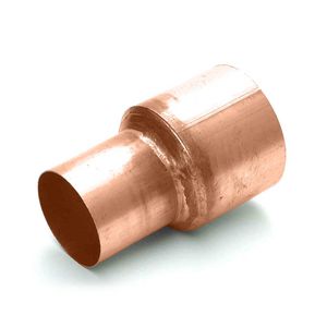 Koperen verloop mof 100mm/verjongd-spie 80mm