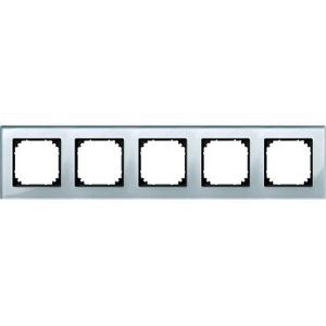 Afdekraam-M-Elegance-5-voudig-Glas-Diamantzilver
