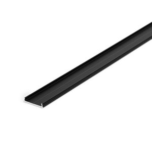 Zak a 2m. Profiel voor ledstrips Fix 16 dek/montagepl. Zwart