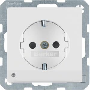 Wandcontactdoos RA led-orient. berker Q.1/Q.3/Q.7