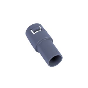 Verloop PE Polvite tbv flex 20mm x 5/8" & 3/4" grijs