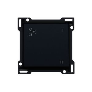Afwerkingsset mechanisch gecontr. ventilatiebed. black