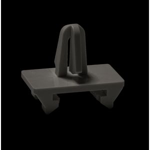 ESV Euro gootclip voor rond gat 6mm zwart VVE=200