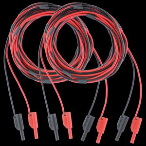 Meetsnoer 2-polig set van 2 stuks met 10 meter kabel t.b.v.