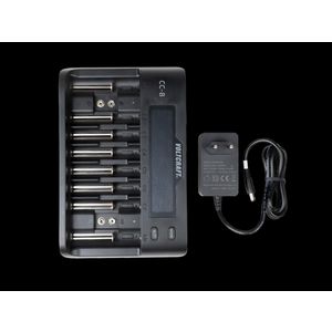 Snellader inclusief 6 stuks NiMH AA accu s