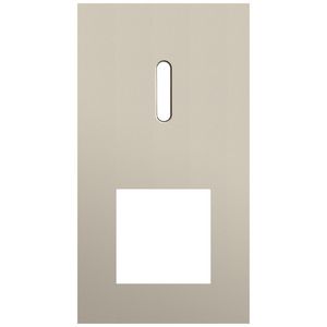 Afdekplaat 2-voud vertic. 71mm centerafst 166-56855