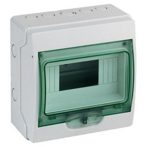 Mini verdeler DINrail componenten 1x8 modulen aarde en N