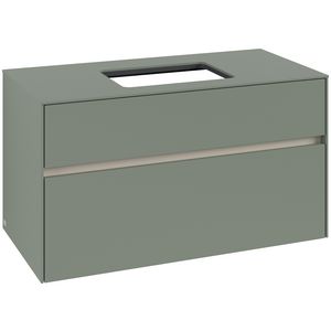 Wastafelonderkast Collaro 1000x548x500mm Soft Green C109B0AF