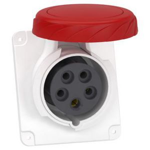 Inbouwcontactdoos Gehoekt 3P+N+A 16A 380-415V AC 6 PratiKa