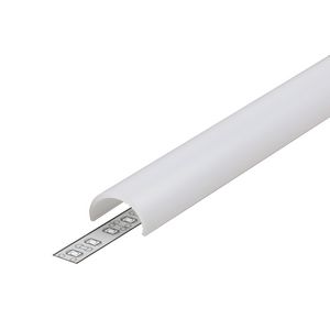 Zak a 2m. Profiel voor ledstrips afdekking D klik opaal rond