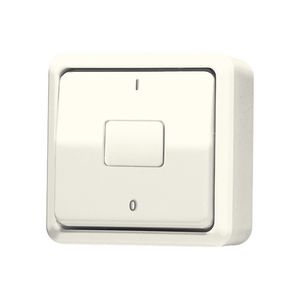 Wipschakelaar AP600 wit 2-polig