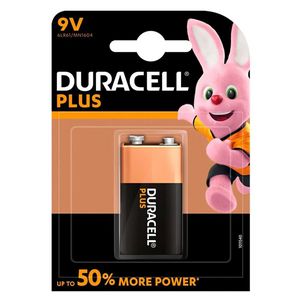 Duracell 9V cell MN1604 Plus 6LR61 VVE=10