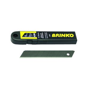 Koker met 10 reserve afbreekmesjes 18mm "black blades"